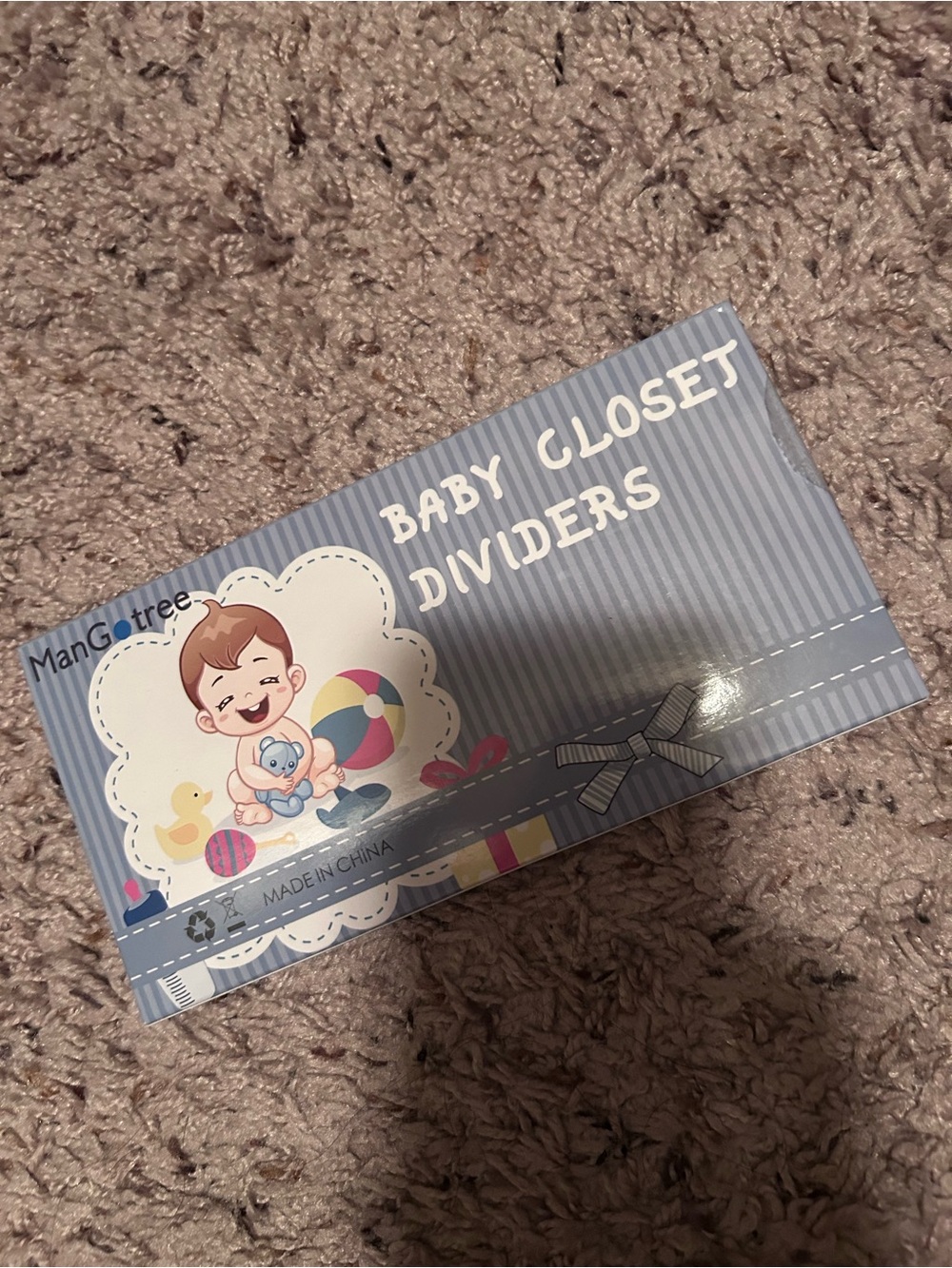 Baby closet dividers box
